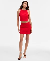 French Connection Women's Azra Twill Double-Breasted Top