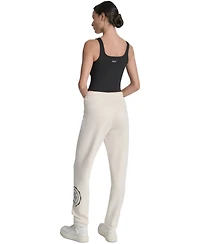 Dkny Sport Women's Embellished Medallion-Logo Joggers