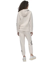 Dkny Sport Women's Graffiti Logo Full-Zip Hoodie