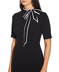 Adrianna Papell Women's Tie-Neck Dress