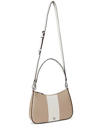 Lauren Ralph Lauren Two-Tone Leather Small Danni Shoulder Bag