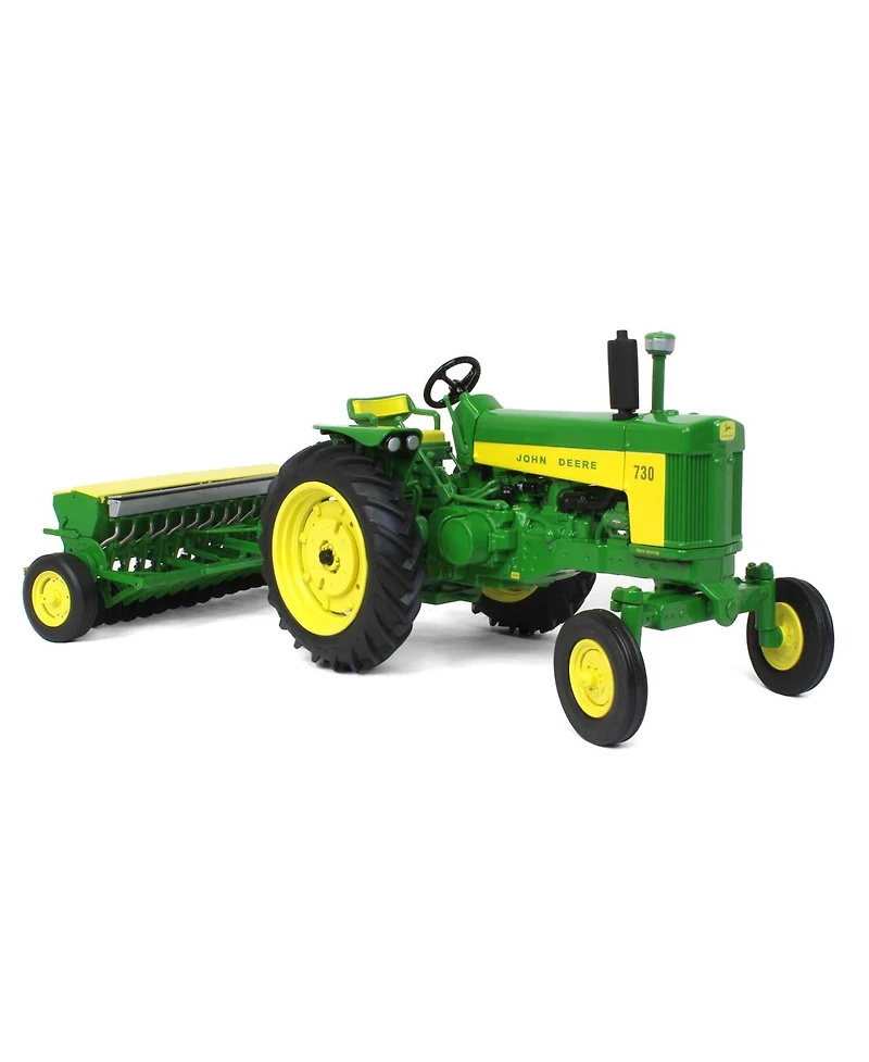 LP77315 1/16 John Deere 730 Wide Front with Grain Drill, Ertl Prestige