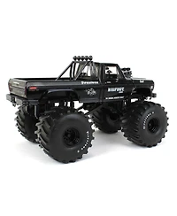 Greenlight 1/18 1974 Ford F-250 Ranger Xlt Monster Truck, Bigfoot #1, Black Bandit, 66 inch Tires