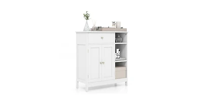 Freestanding Kitchen Cupboard Storage Organizer with 1 Large Drawer