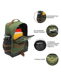 The Legend Of Zelda Hyrule Crest 17" Green adult Backpack