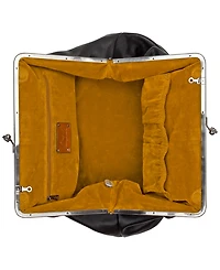 Patricia Nash Serafina Extra Large Leather Kisslock Bag