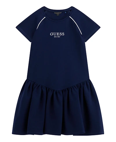 Guess Big Girls Stretch Ponte Short Sleeve Dress