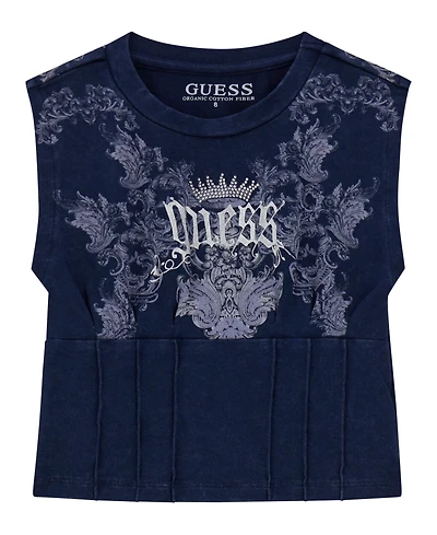 Guess Big Girls Crewneck Corset Tank Top