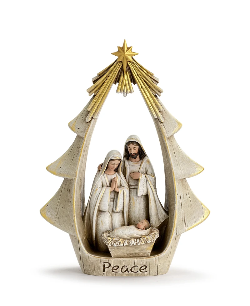 Napco 10" Holy Family "Peace" Series Nativity
