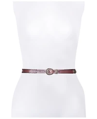 Frye Women's Leather Laced Buckle Belt