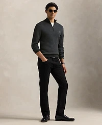 Polo Ralph Lauren Men's Washable Wool Quarter-Zip Sweater