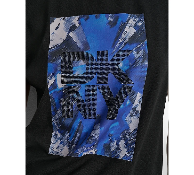 Dkny Women's Skyscraper Logo Crewneck T-Shirt