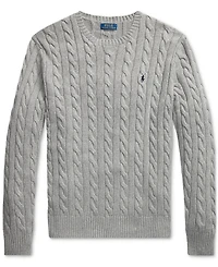 Polo Ralph Lauren Men's Big & Tall Cable-Knit Cotton Sweater