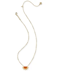 Kendra Scott Gold-Tone Samantha Sun Short 19" Pendant Necklace