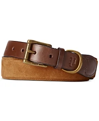 Polo Ralph Lauren Men's Leather-Trim Suede Belt