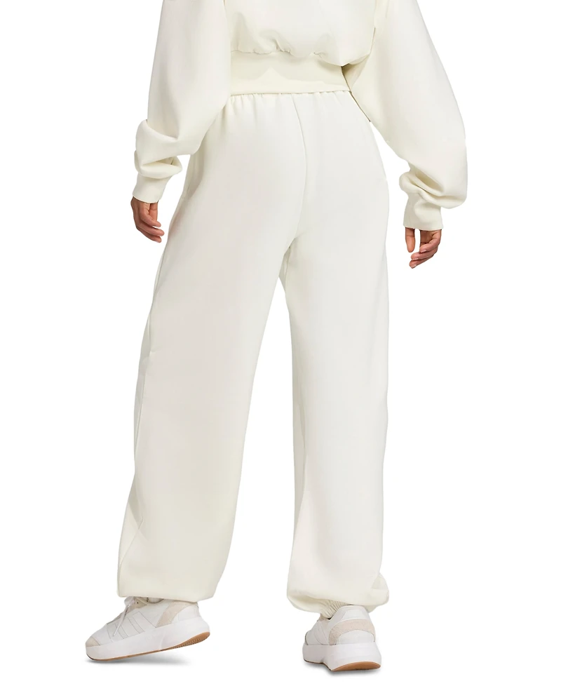 adidas Women's Soft Lux Loose Mid-Rise Pull-On Pants