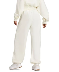 adidas Women's Soft Lux Loose Mid-Rise Pull-On Pants