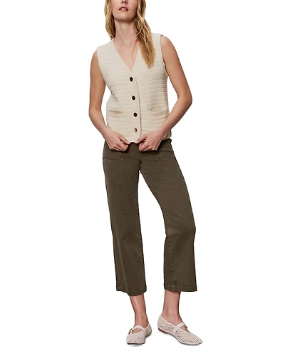 Sanctuary Women's Textured Button-Front Sweater Vest