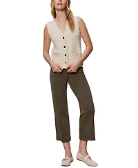 Sanctuary Women's Textured Button-Front Sweater Vest