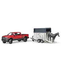 1/16 Bruder Ram 2500 Power Pick Up with Horse Trailer and 1 Horse