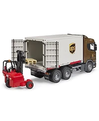 Bruder 1/16 Scania Super 560R Ups Logistics Truck with Forklift