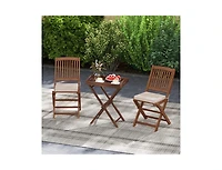 Tray Table with Removable Tray Top for Convenient Serving and Versatile Use on Patio and in Garden