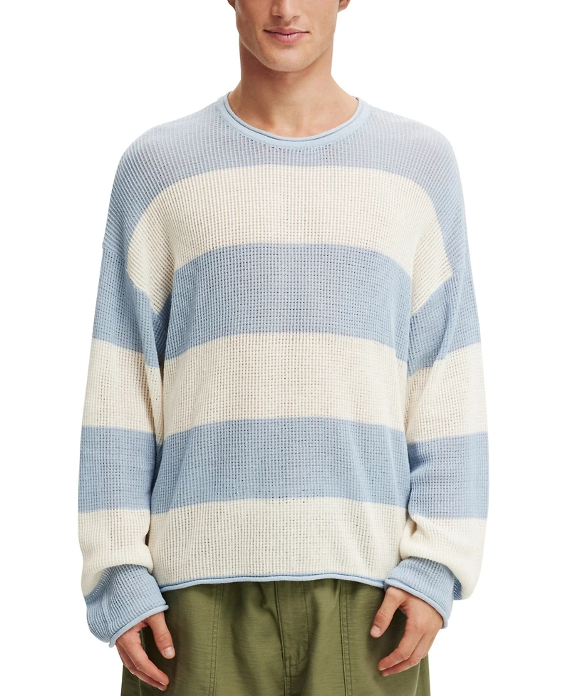 Cotton On Men's Relaxed Summer Knit Sweater