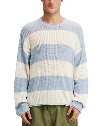 Cotton On Men's Relaxed Summer Knit Sweater