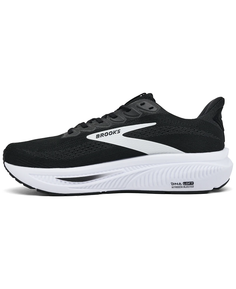 Brooks Men's Ghost 17 Wide-Width Running Sneakers from Finish Line