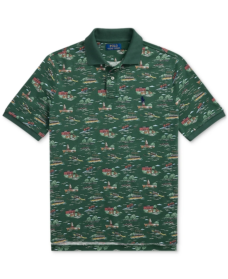 Polo Ralph Lauren Men's Classic-Fit Scenic-Print Mesh Shirt