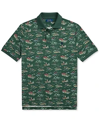 Polo Ralph Lauren Men's Classic-Fit Scenic-Print Mesh Shirt