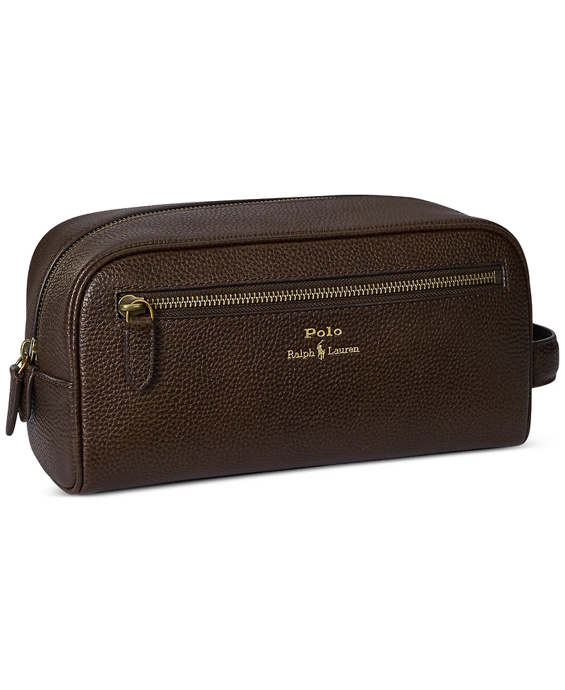 Polo Ralph Lauren Men's Pebbled Leather Travel Case