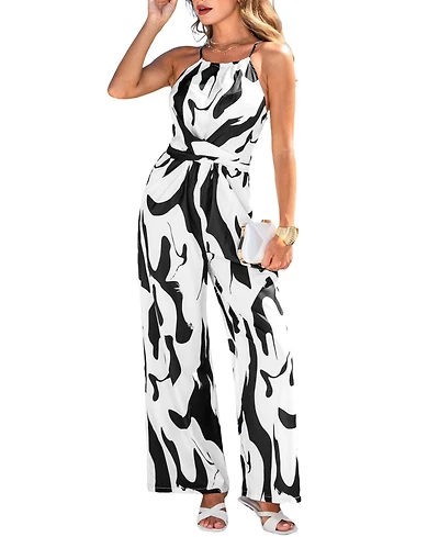 Cupshe Women's Modern Vision Abstract Jumpsuit