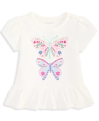 First Impressions Baby Girls Short-Sleeve 3-24 Month Butterflies Graphic T-Shirt, Exclusively at Macy's