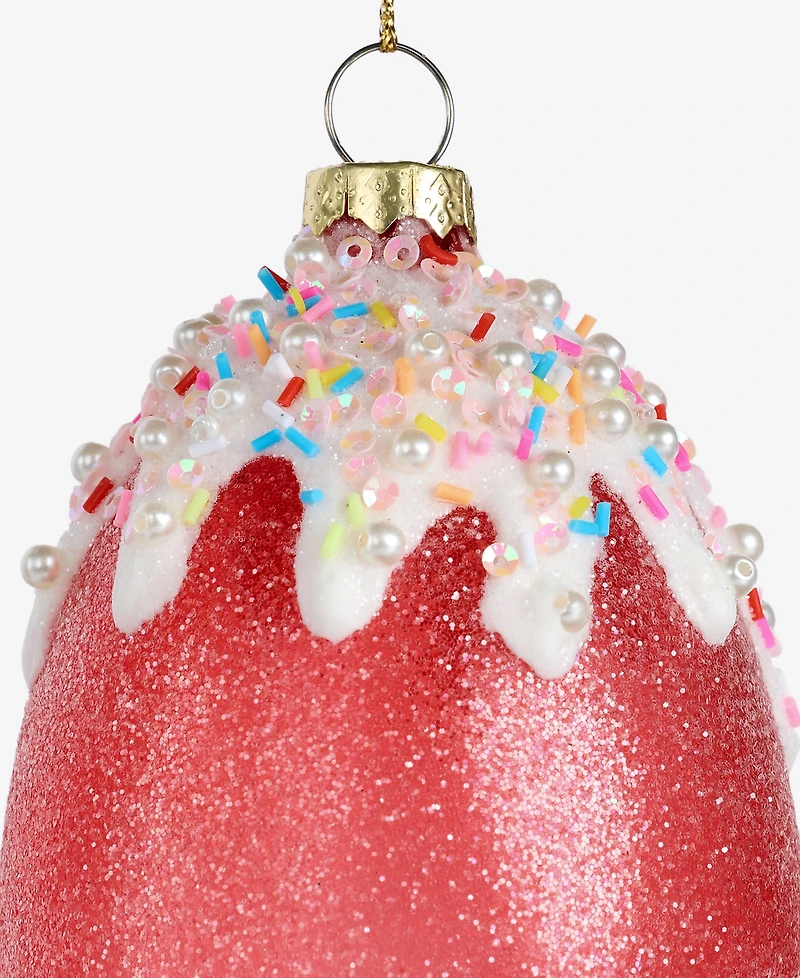 Holiday Lane Sugar Plum Glass Gumdrop Ornament, Macy's Exclusive