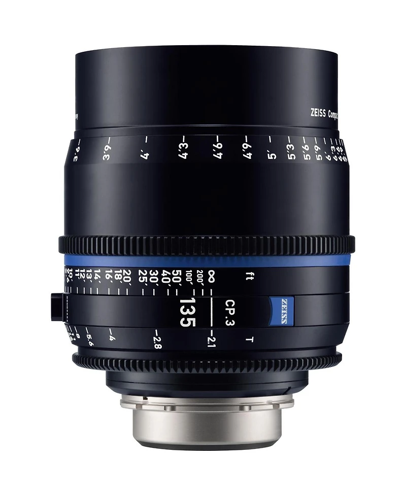 Zeiss Zeiss 135mm T2.1 Cp.3 Compact Cine Lens (Feet) Cf- Compatible with Canon Ef Eos Mount
