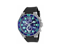 Invicta Men's Pro Diver Quartz Multifunction Blue Dial Polyurethane Watch