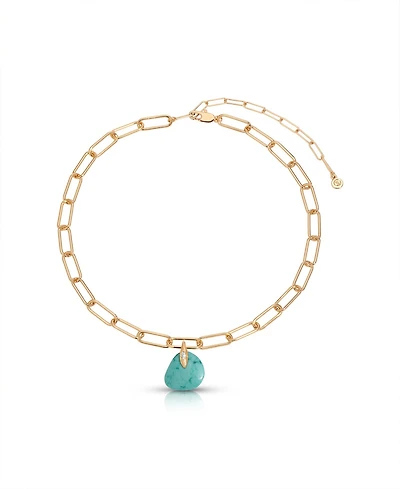 Ettika Turquoise Stone Necklace