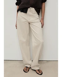 Mango Women's High-Rise Balloon Jeans