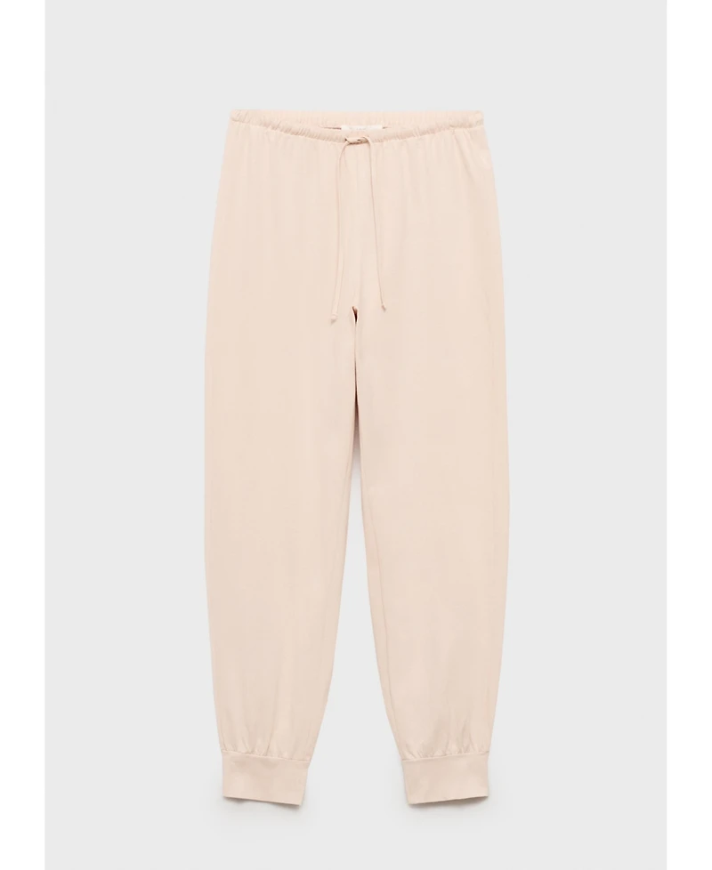 Mango Women's Soft Finish Cotton Pajama Pants