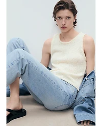 Mango Women's Mid-Rise Straight Jeans