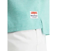 Jaws x Nautica Men's Classic-Fit Jaspe Dobby Button-Down Shirt