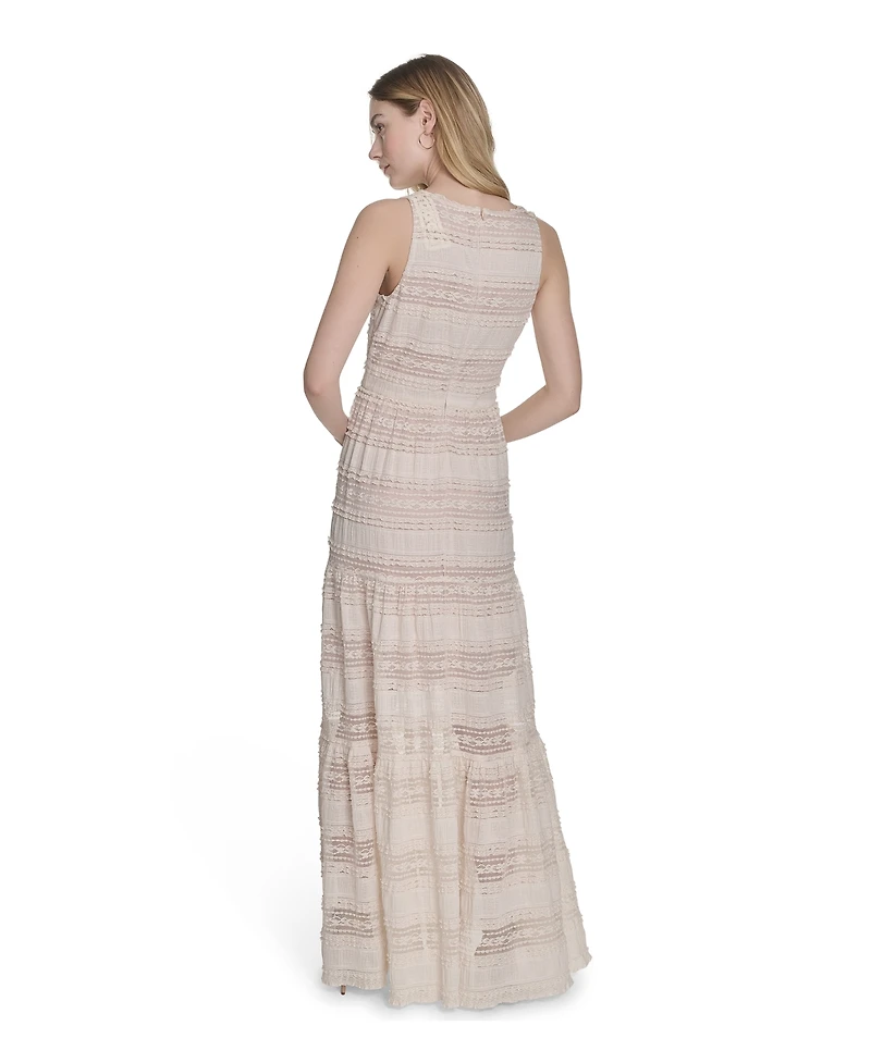 Eliza J Women's Jewel-Neck Sleeveless Maxi Dress