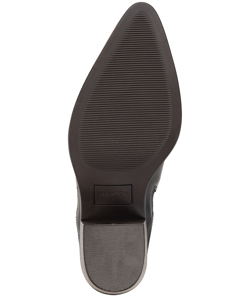 Style & Co Women's Leonaa Block Heel Pointed Toe Mules, Created for Macy's