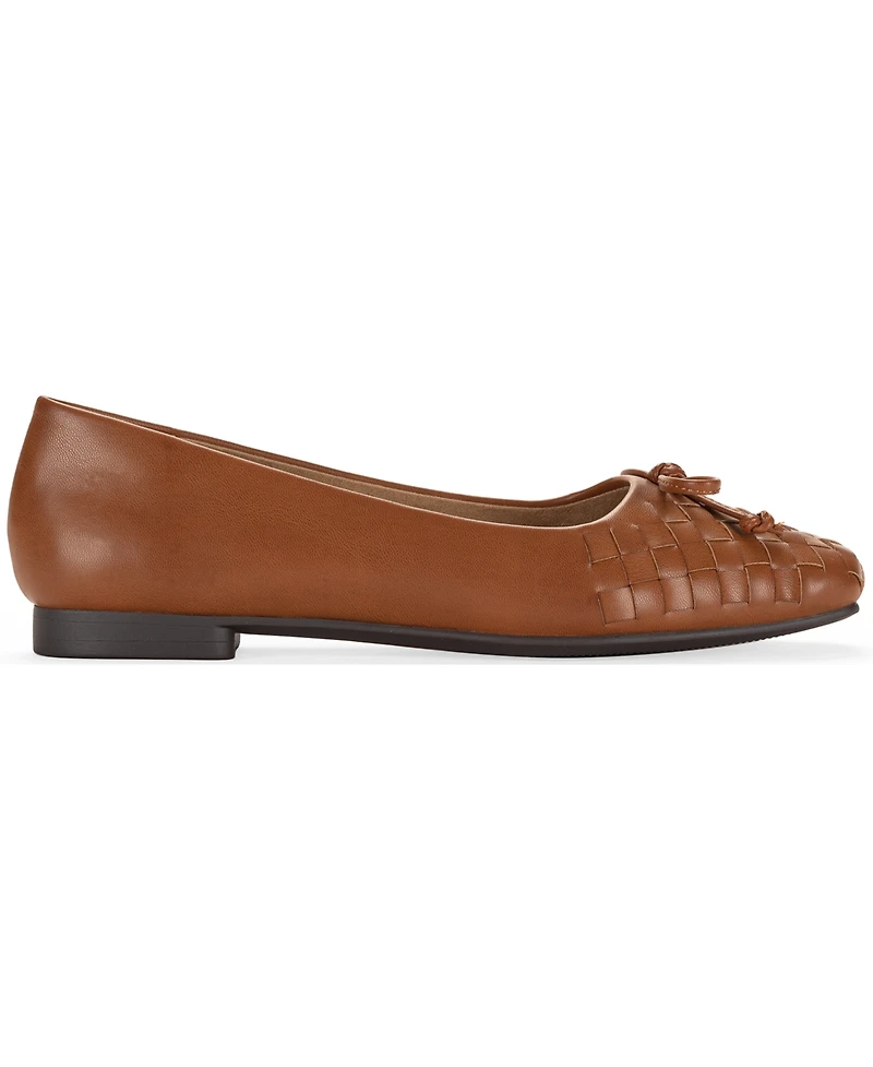 Style & Co Women's Baileyy Woven Snip Toe Ballet Flats, Exclusively at Macy's