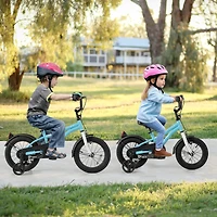 Kids Bike with Training Wheels for Older Children Adjustable Seat and Handlebar