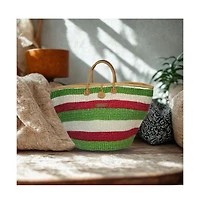 South Handmade Sisal African Basket Tote Bag