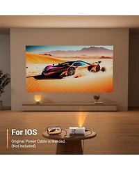 Artsea 1080P Mini Projector, Portable Hd Movie Projector Compatible with Phone/Tv Stick/Hdmi/Usb for iOS/Android/Windows