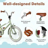 Kids Bike with Adjustable Handlebar Saddle for Growing Children