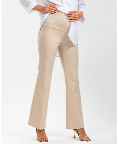 Pietro Brunelli Maternity Pull-On Flare Stretch Pants